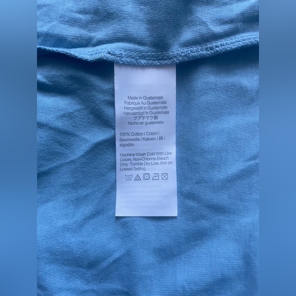 New J.Crew Washed Men Blue T Shirt Size Medium - Picture 6 of 8